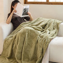 Axyaa Aerobic Rabbit Velvet Jacquard Double-Sided Blanket