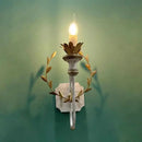 Axyaa Solid Wood Wall LED Iron Mounted Wall Lamps
