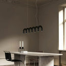 Axyaa LED U-shaped Chandelier for Modern Living Room, Bedroom, Kitchen, Bar, and Restaurant