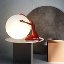 Axyaa Moon Desk Lamp Nordic Creative Spherical LED Art Light