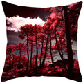 Axyaa Vintage Forest Pattern Pillow Case - Designer Sofa Cushion Cover