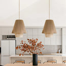 Axyaa Handmade Hemp Rope Pendant Light for Kitchen and Dining Room