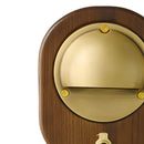 Axyaa Brass Wood Wall Light, E27 Bulb Sconce in Gold/Silver/Copper for Bedroom Parlor Dining Room