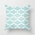 Modern Geometry Print Pillow Case for Home Decor by Axyaa - Mint Green Pillow Cover