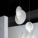 Axyaa Nordic Silk Chandelier Pendant Lights for Foyer Bar Bedroom Hanging Lamp