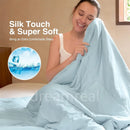 Axyaa Lightweight Cooling Comforter: Soft Smooth Air Condition Blanket for Summer