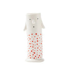 Axyaa Coral Duct Family Ceramic Vase - Handmade Floral Arrangement Home Decoration