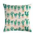Axyaa Floral Bird Linen Pillowcase 45*45cm for Home Decor and Comfort