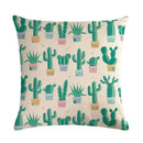 Axyaa Floral Bird Linen Pillowcase 45*45cm for Home Decor and Comfort