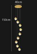 Axyaa Modern LED Pendant Chandelier for Living & Dining Room Lighting