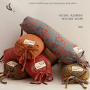 Axyaa Cotton Buckwheat Cylindrical Pillow for Better Sleep Support