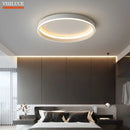 Axyaa Nordic LED Ceiling Lamp - Minimalist Black White Lighting