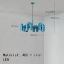 Axyaa Nordic U-Shaped LED Pendant Light for Restaurant, Living Room & Bedroom