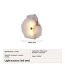 Axyaa Spanish Marble Wall Lamp | Nordic Luxury Bedroom Light