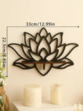 Axyaa Lotus Floating Wall Shelf Ledge Crystal Display Home Decor.