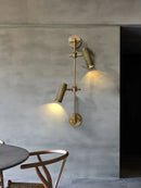 Axya Copper Retro Designer Wall Light for Luxurious Living Room and Bedside Atmosphere