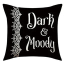Axyaa Halloween Skull Head Pumpkin Pillow Covers for Horrible Holiday Home Decor