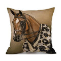 Axyaa Pentium Horse Pillowcase for Modern Home Decor and Car Sofa Pillow