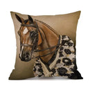 Axyaa Pentium Horse Pillowcase for Modern Home Decor and Car Sofa Pillow