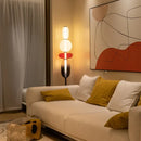 Axyaa Nordic Glass LED Floor Lamp for Home Decor and Indoor Lighting