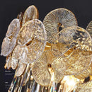 Axyaa Lotus Crystal Chandelier: Modern Nordic Luxury Living Room Decor