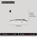 Axyaa Annular Pendant Lamp | Italian Minimalist Design | Creative Dining Room Bedroom Light