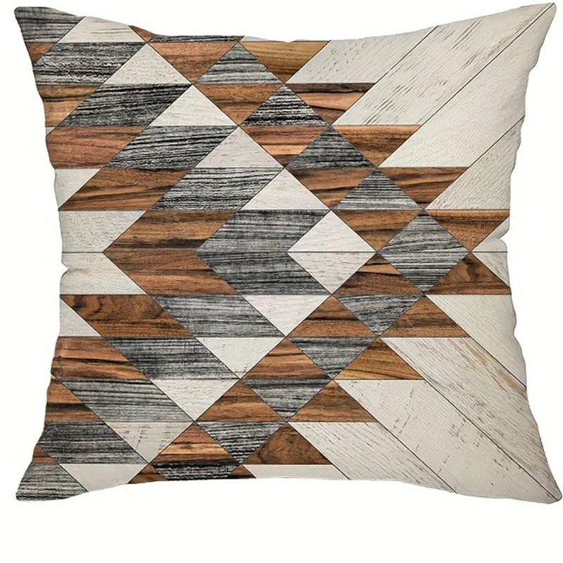 Axyaa Geometric Pattern Pillowcase for Modern Home Decor
