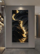 Axyaa LED Lava Art Wall Lamp for Living Room, Dimmable Abstract Hanging Painting