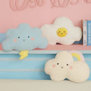 Axyaa Rainbow Sun Lightning Cloud Pillow for Girls