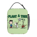 Axyaa Bicycle Merch Lunch Tote Bag Insulated Thermal Cooler Bento Box