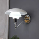 Axyaa LED Glass Wall Lamp - Nordic Design Bedroom Lighting - Replaceable Bulb