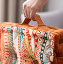 Axyaa Bohemian Velvet Mandala Floor Seat Cushion