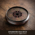 Axyaa Retro Iron Paint Gaiwan Tea Tray Coasters Set