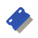 Axyaa Pet Grooming Comb for Dogs and Cats - Mucus Crust Remover and Flea Lice Cleaner