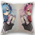 Axyaa Cotton Linen Square Decorative Pillowcase Pillow Covers Cases for Home Decor