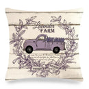 Axyaa Lavender Print Collection Pillowcase for Home Decor and Bedding