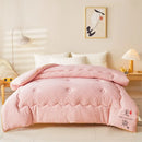 Axyaa Silk Quilt: Super Soft All-Seasons Quilt with Knitted Cotton Fabric