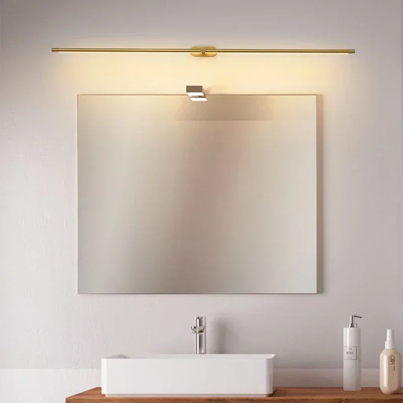 Axyaa Slim Wall Sconce Lamps Mirror Bathroom Bedroom Bedside Ceiling Light