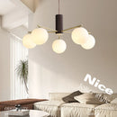 Axya Copper Living Room Chandelier Retro Restaurant Bedroom Study Magic Bean Lamp