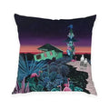 Axyaa Square Landscape Pillowcase for Home Decor - Set of 2