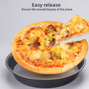 Axyaa Non-Stick Carbon Steel Pizza Pan Deep Dish Tray Set