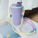 Axyaa Cup Sleeve Holder for Starbucks Tumbler - Portable Lanyard Strap Holder