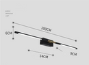 Axyaa LED Sconce Wall Light 8W 80cm for Living Room Bedroom Aisle Hallway