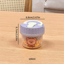 Axyaa Mini Snack Fruit Box: Portable & Sealed Fresh Food Storage