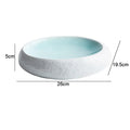 Axyaa Oval Ceramic Dinner Dishes Set - Modern Tableware for Home, Restaurant, and Hotel
