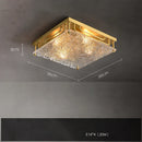 Axyaa Gold Pendant Lights - Glass Art Collection with Dimmable LED