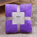 Axyaa Coral Fleece Winter Blanket - Soft & Warm Sofa Bedspread Plaid