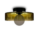 Axyaa Nordic Glass Ceiling Lamp with LED Lights for Modern Indoor Lighting