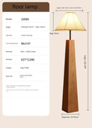Axyaa Curved Pleated Floor Lamp - French Style Bedroom Living Room Decor