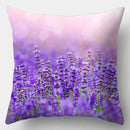 Axyaa Spring Flowers Landscape Cushion Cover 45x45cm - Decorative Pillow Case for Sofa and Bed